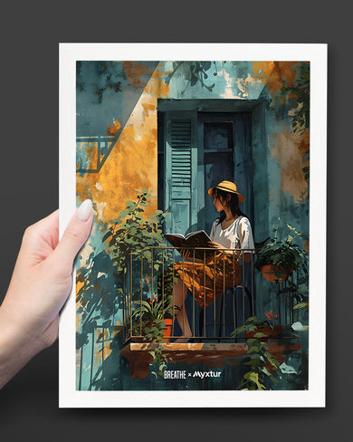 Sunlit Pages [BREATHE] Art-Poster