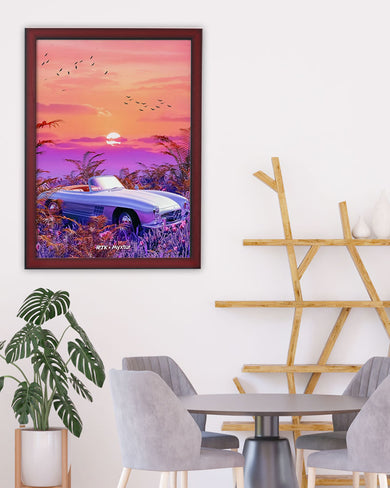 Sunset Convertible [RTK] Art-Poster