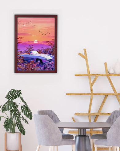 Sunset Convertible [RTK] Art-Poster