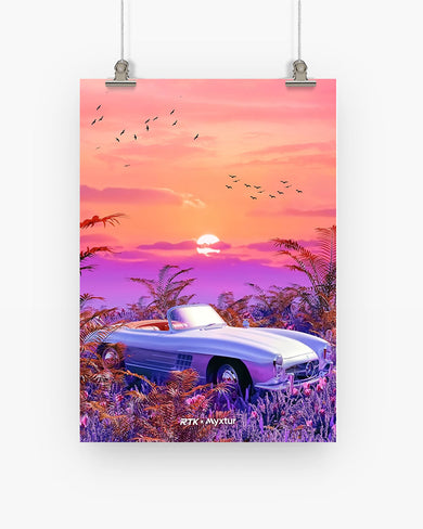 Sunset Convertible [RTK] Art-Poster