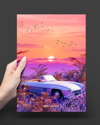 Sunset Convertible [RTK] Art-Poster
