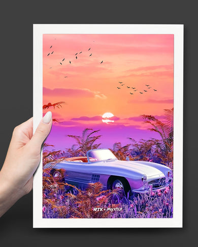 Sunset Convertible [RTK] Art-Poster