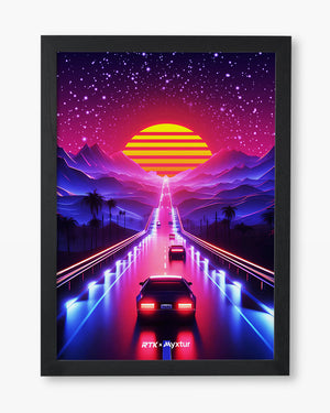 Neon Sunset Drive [RTK] Art-Poster
