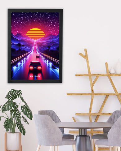 Neon Sunset Drive [RTK] Art-Poster