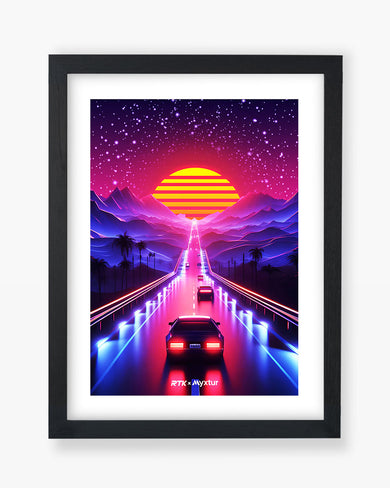 Neon Sunset Drive [RTK] Art-Poster