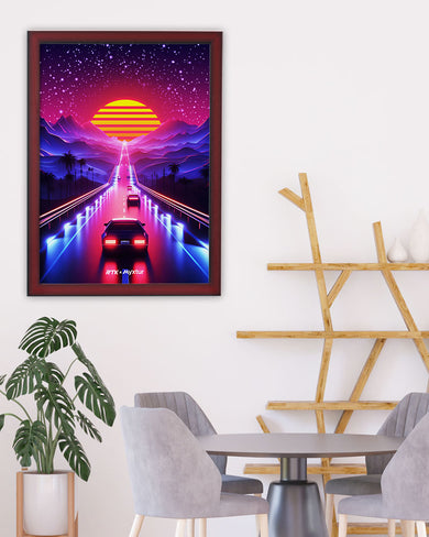 Neon Sunset Drive [RTK] Art-Poster