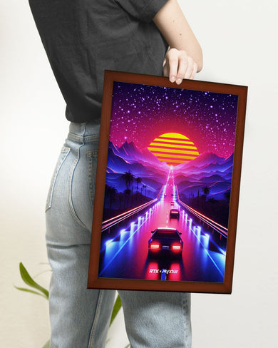Neon Sunset Drive [RTK] Art-Poster