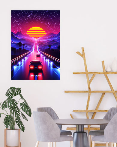 Neon Sunset Drive [RTK] Art-Poster