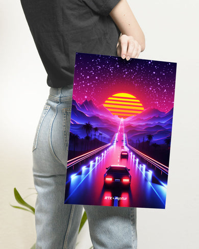 Neon Sunset Drive [RTK] Art-Poster