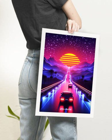 Neon Sunset Drive [RTK] Art-Poster
