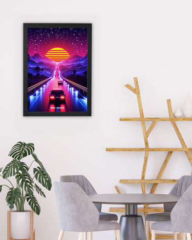 Neon Sunset Drive [RTK] Art-Poster