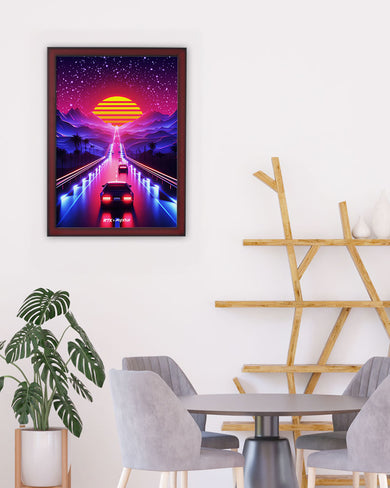 Neon Sunset Drive [RTK] Art-Poster