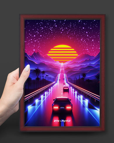 Neon Sunset Drive [RTK] Art-Poster