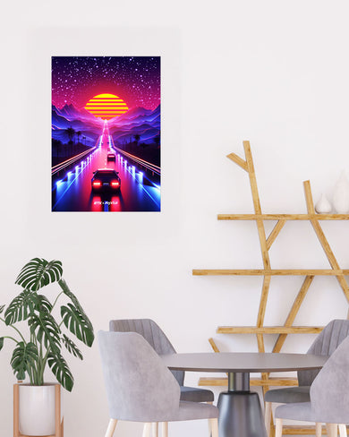Neon Sunset Drive [RTK] Art-Poster
