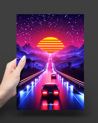 Neon Sunset Drive [RTK] Art-Poster