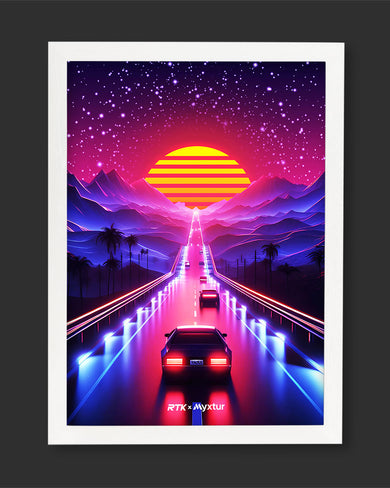 Neon Sunset Drive [RTK] Art-Poster