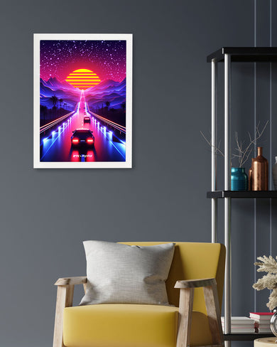 Neon Sunset Drive [RTK] Art-Poster