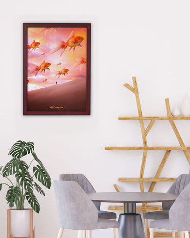 Goldfish Mirage [RTK] Art-Poster