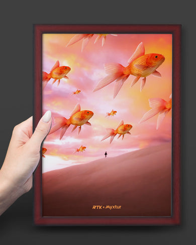 Goldfish Mirage [RTK] Art-Poster