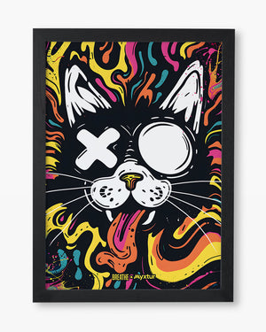 Psychedelic Paws [BREATHE] Art-Poster