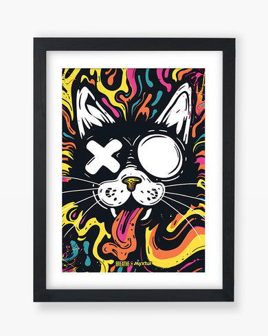Psychedelic Paws [BREATHE] Art-Poster