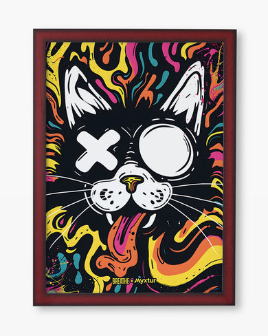Psychedelic Paws [BREATHE] Art-Poster