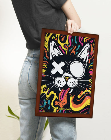 Psychedelic Paws [BREATHE] Art-Poster