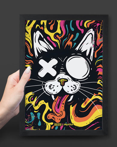 Psychedelic Paws [BREATHE] Art-Poster