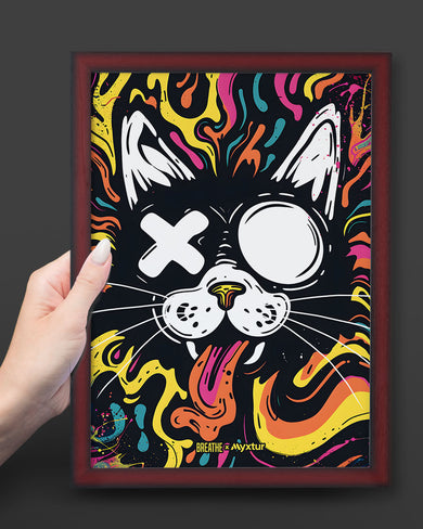 Psychedelic Paws [BREATHE] Art-Poster