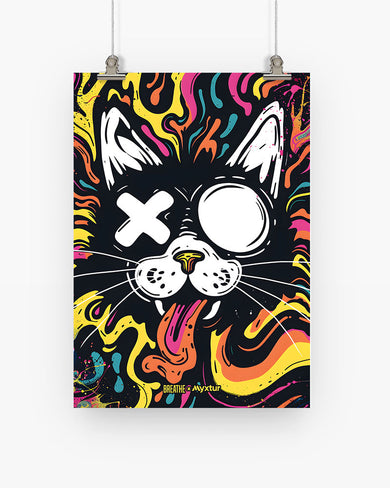 Psychedelic Paws [BREATHE] Art-Poster