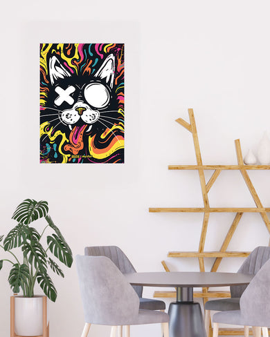 Psychedelic Paws [BREATHE] Art-Poster