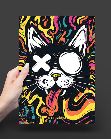 Psychedelic Paws [BREATHE] Art-Poster
