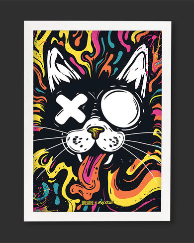 Psychedelic Paws [BREATHE] Art-Poster