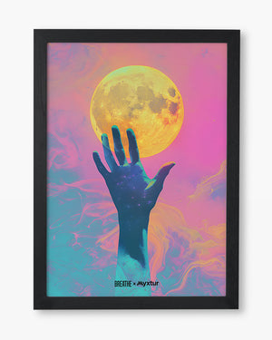 Glowing Handrise [BREATHE] Art Poster