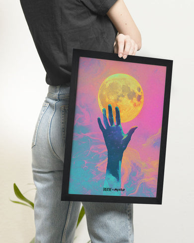 Glowing Handrise [BREATHE] Art-Poster