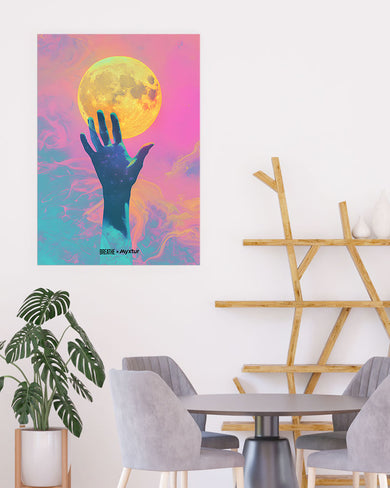 Glowing Handrise [BREATHE] Art-Poster