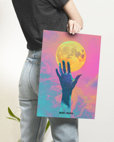 Glowing Handrise [BREATHE] Art-Poster