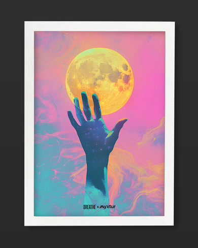 Glowing Handrise [BREATHE] Art-Poster