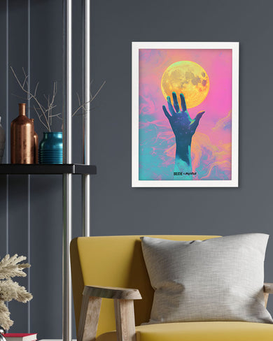 Glowing Handrise [BREATHE] Art-Poster