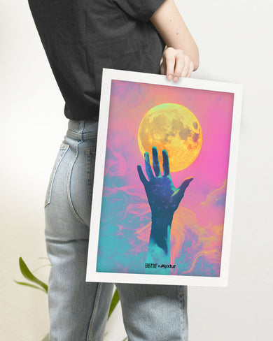 Glowing Handrise [BREATHE] Art-Poster