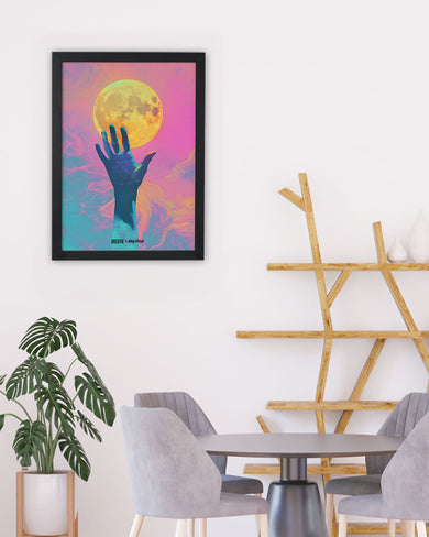 Glowing Handrise [BREATHE] Art-Poster