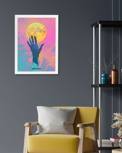 Glowing Handrise [BREATHE] Art-Poster