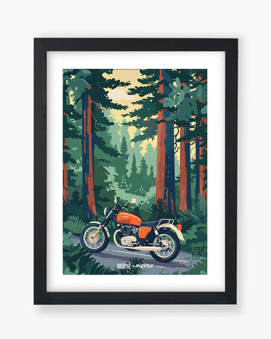 Forest Roadster [BREATHE] Art-Poster