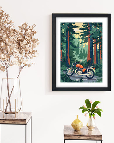 Forest Roadster [BREATHE] Art-Poster