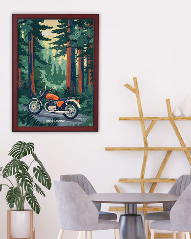 Forest Roadster [BREATHE] Art-Poster
