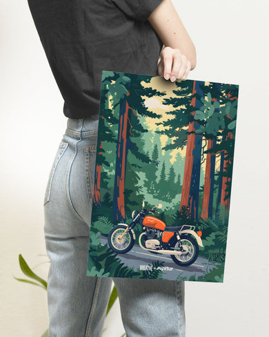 Forest Roadster [BREATHE] Art-Poster