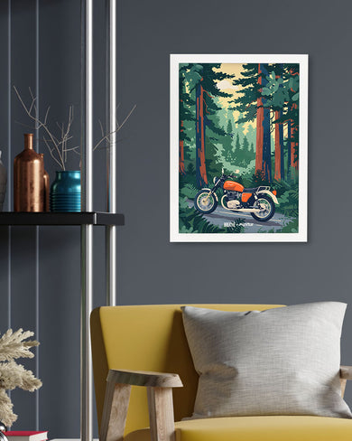Forest Roadster [BREATHE] Art-Poster