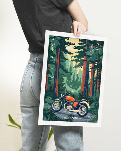 Forest Roadster [BREATHE] Art-Poster