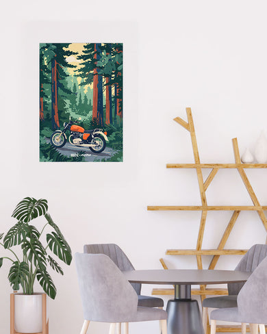 Forest Roadster [BREATHE] Art-Poster