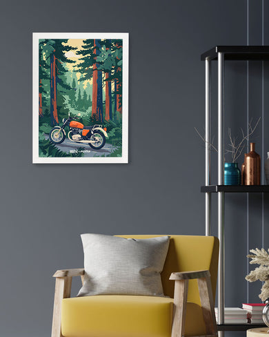 Forest Roadster [BREATHE] Art-Poster